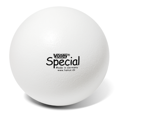 Tischtennisball, Schwarz/weiß, Volleyball Special?, Weiße Kugel, Made in Germany