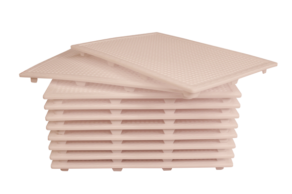 Steckmosaik-Platten, rechteckig, groß, 10 Stück, 27,5 x 19,5 cm