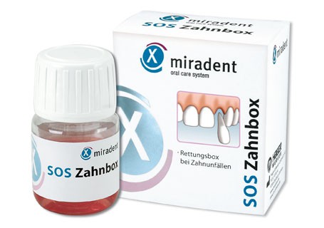 Zahnbox, SOS Zahnbox, Zahnrettungsbox, Zahnunfall Rettung, Mundpflege-Set