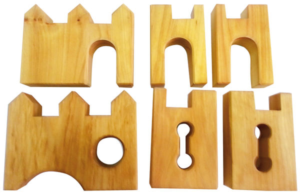 BAUSPIEL Ritterburg Erweiterungsset, 6-tlg