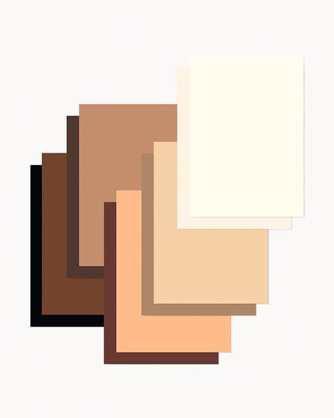 Farbpalette, Farbkarte, Farbmuster, Quadrate, Abstrakt