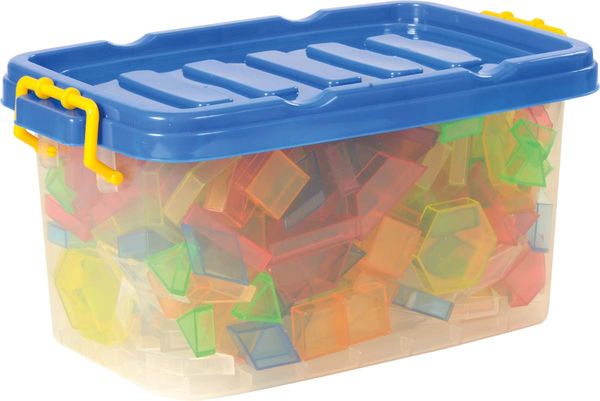 Legematerial Transparent 360 Teile mit Box, ab 3 Jahre Legematerial Transparent 360 Teile mit Box, ab 3 Jahre