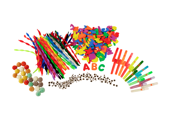 ELVIRAS Bastelzubehör-Set, 616-teiliges Set