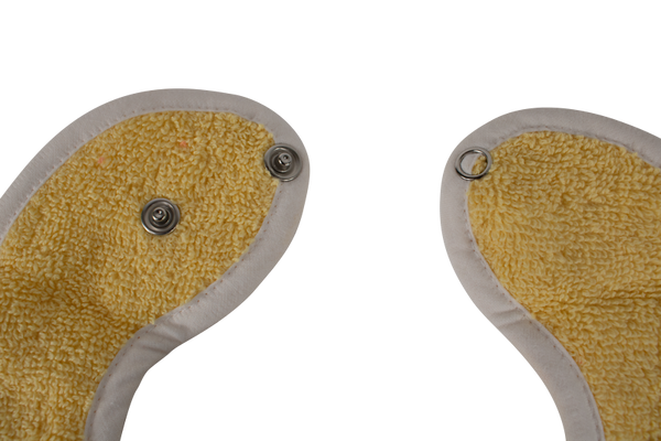 KITAEINKAUF Druckknopflätzchen 3er Pack, 29 x 40 cm, Farbe wählbar