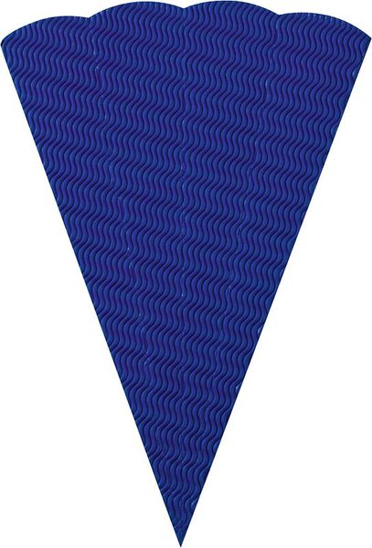 FOLIA Schultüten-Rohlinge, eckig, aus 3D-Colorwellpappe, 68 cm, 7er Set, farbig sortiert