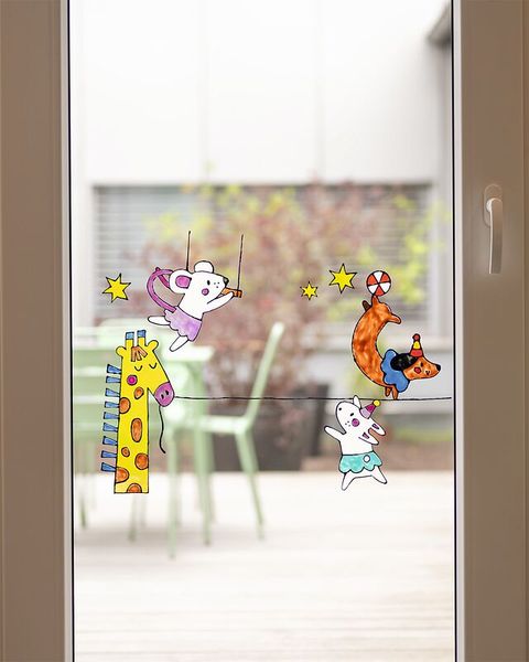 Folia Window Color Set Basic 80ml, 10-farbig sortiert