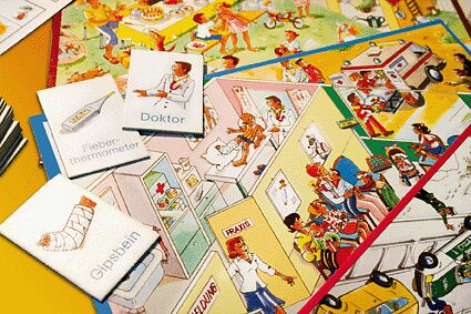 Sprechdachs - 13 Sprach- und Erzählspiele, 1-6 Spieler, ab 5 Jahre Sprechdachs - 13 Sprach- und Erzählspiele, 1-6 Spieler, ab 5 Jahre