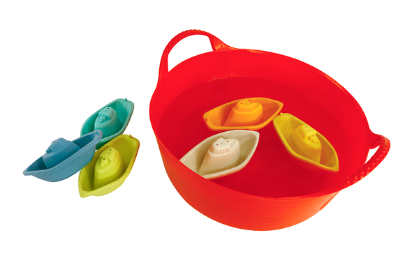 Boote aus Bio-Plastik, 6 Stück
