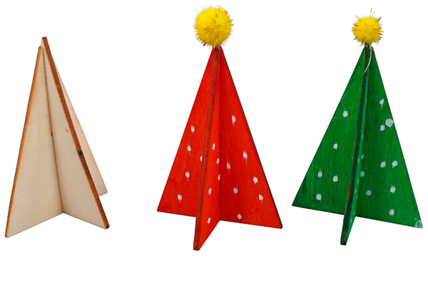 Holzfigur, Weihnachtsbaum, Miniatur, Holzholz, Pyramide
