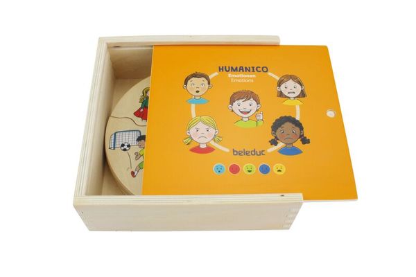 Humanico Emotionen, 30 Holz-Puzzleteile, ab 4 Jahre Humanico Emotionen, 30 Holz-Puzzleteile, ab 4 Jahre