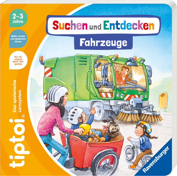 RAVENSBURGER tiptoi® Suchen und Entdecken: Fahrzeuge, ab 2 Jahre RAVENSBURGER tiptoi® Suchen und Entdecken: Fahrzeuge, ab 2 Jahre