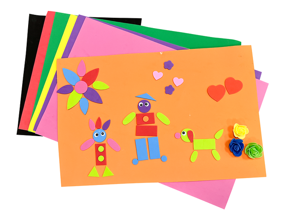 ELVIRAS Moosgummi Bastelset (4.181 Teile) ELVIRAS Moosgummi Bastelset (4.181 Teile)