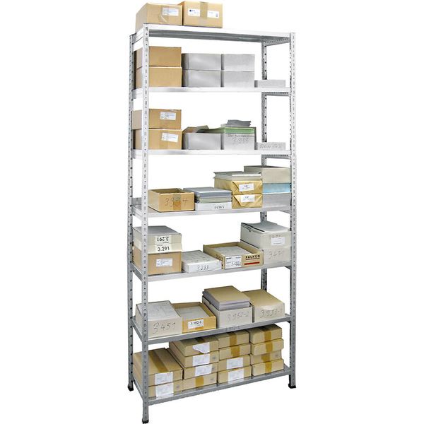 Scholz Grundregal, Stahl,  192 x 100 x 50 cm Scholz Grundregal, Stahl,  192 x 100 x 50 cm