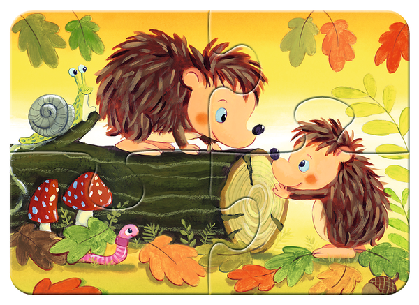 RAVENSBURGER my first puzzles: Kleine Tierfamilien, Kinderpuzzles mit bis zu 8 Teilen, ab 2 Jahre