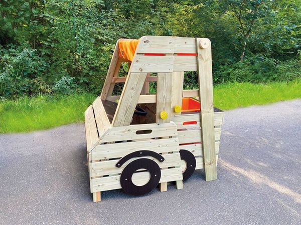Outdoor Camping Car aus Holz, (LxBxH): 235 x 92 x 105 cm Outdoor Camping Car aus Holz, (LxBxH): 235 x 92 x 105 cm