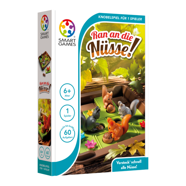 SMARTGAMES Ran an die Nüsse, 1 Spieler, ab 6 Jahre (SONDERANGEBOT)