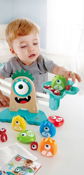 Kinder Spielzeug, Lernspielzeug, Holzspielzeug, Bunte Bausteine, Zahlenspiel