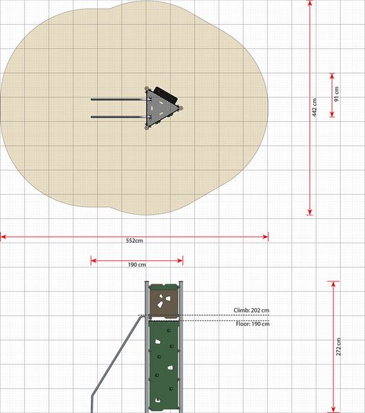 Spielturm Bjork, Fallhöhe 202 cm Spielturm Bjork, Fallhöhe 202 cm