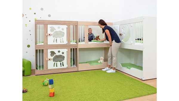 BETZOLD EduCasa Krippen-Etagenbett, 1-türig