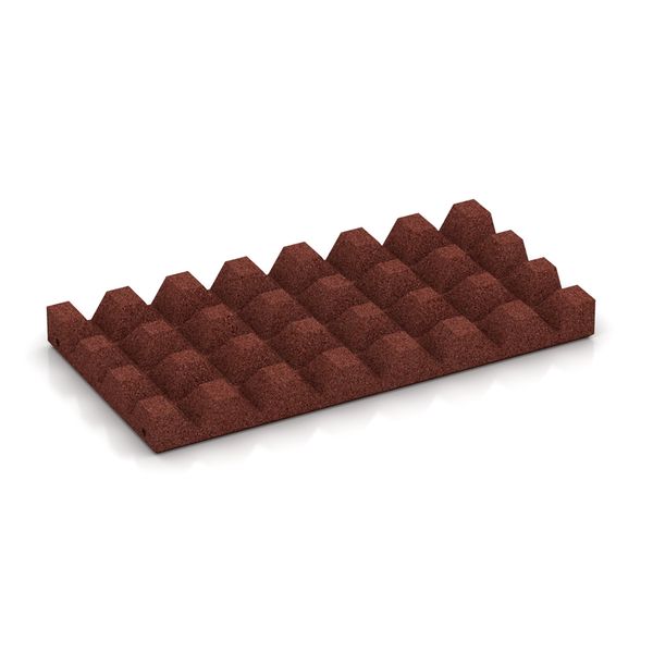 Fallschutzplatte halbe Platte (50 x 25 cm), 2 Stück versch. Farben & Plattenstärken für Fallhöhen