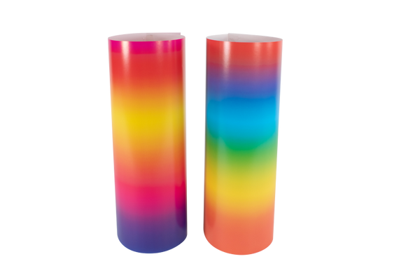 Tage, LED-Wachskerzen, Regenbogenfarben, Schraubenkappen, Duftkerze