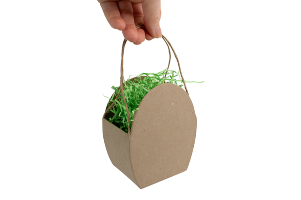 Ei-förmige Tasche aus Karton, 6 Stück Ei-förmige Tasche aus Karton, 6 Stück