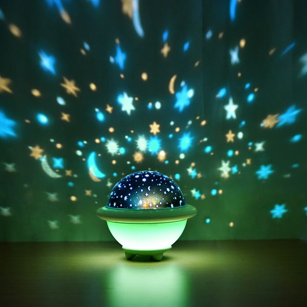 LED-Projektionslampe Ufo, mit 3 Motiveinsätzen LED-Projektionslampe Ufo, mit 3 Motiveinsätzen