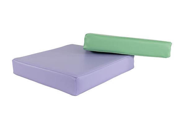 KITAEINKAUF Sitzkissen-Set, Kunstleder, Pastell, 10 Stück