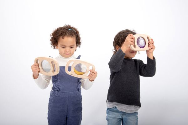 Handglitzertafel mit Holzrahmen, 3-teiliges Set, ab 12 Monate Handglitzertafel mit Holzrahmen, 3-teiliges Set, ab 12 Monate