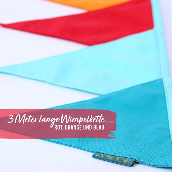 Wimpelkette Mint Orange