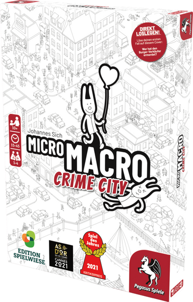 MicroMacro: Crime City (Edition Spielwiese), deutsch, 1-4 Personen, ab 10 Jahre MicroMacro: Crime City (Edition Spielwiese), deutsch, 1-4 Personen, ab 10 Jahre