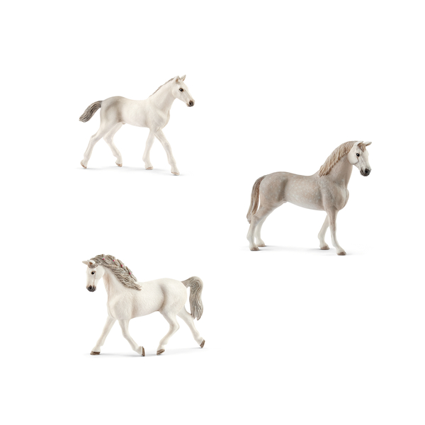 Pferd, Modell, Weiß, Graues Fell, Traber