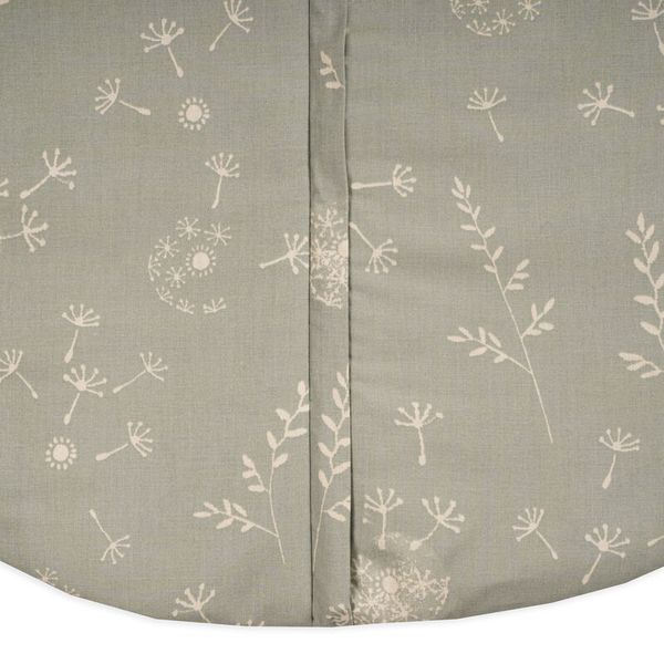 Leinenstoff, Blumenmuster, Dünne Blüten, Kleidungsstoff, Stoffmuster