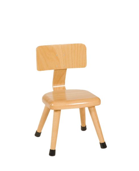 Stuhl, Holz, Kinderstuhl, Gummifüße, Vier Beine