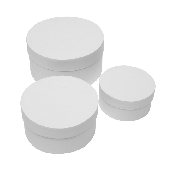 Pappschachtel-Set, 3 Stück, Form wählbar