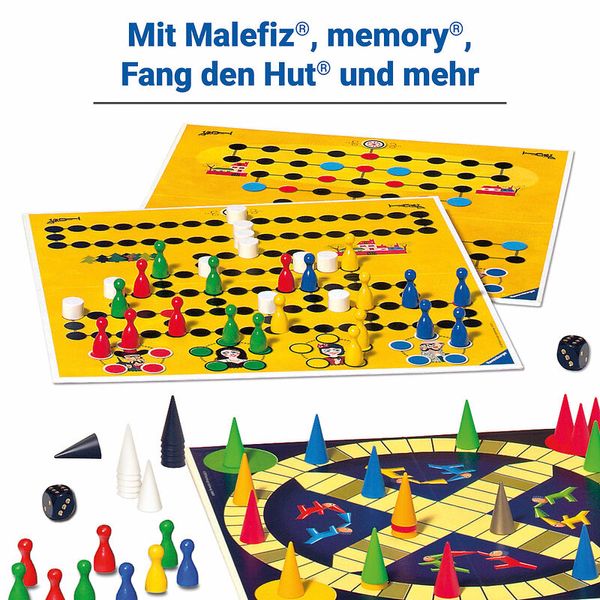 RAVENSBURGER Spielesammlung - Gesellschaftsspiele & Brettspiele, ab 4 Jahre