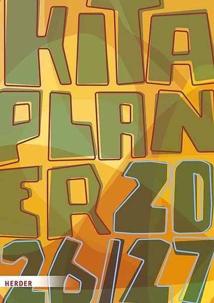 poster, typografie, geometrisch, orange, grün