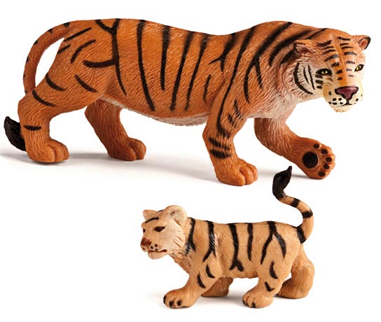 Wildtiere mit ihren Jungen, 12 Stück,  ca. 4 - 12 cm, ab 3 Jahre Wildtiere mit ihren Jungen, 12 Stück,  ca. 4 - 12 cm, ab 3 Jahre