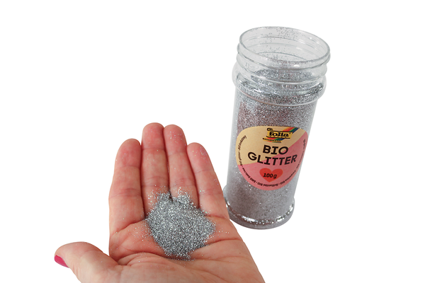 FOLIA Bio-Glitter, 100 g, Farbe wählbar