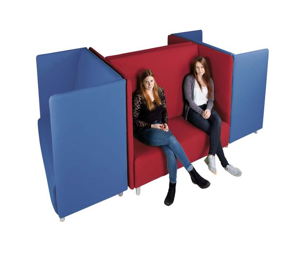 Sitzmodul, Sesselwände, Stuhltrennwand, Sitzbereich, Raumabtrennung