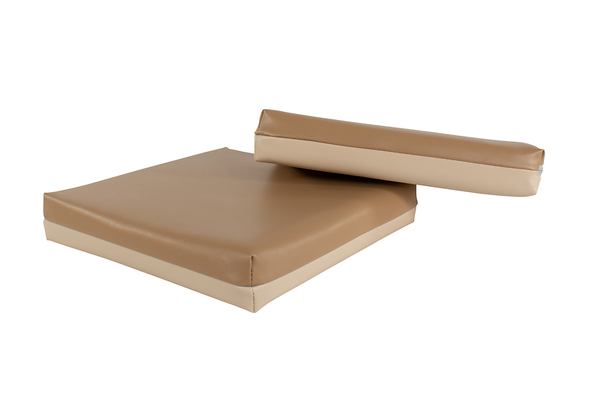 KITAEINKAUF Sitzkissen-Set, Kunstleder, 2-farbig, verschiedene Farbvarianten, 10 Stück