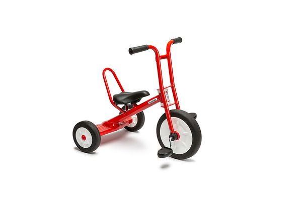Kinderfahrzeug, Trike, Dreirad, Rot, Gummireifen