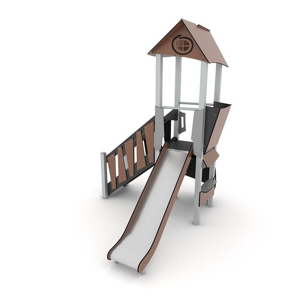 Spielturm mit Rustche, Steel+  Spielturm mit Rustche, Steel+
