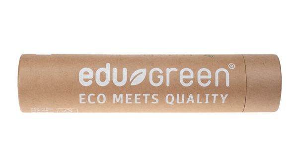 Edugreen Dreikant-Buntstifte, inkl. Spitzer, in 14 Farben sortiert, 14 Stück in Kartonrunddose