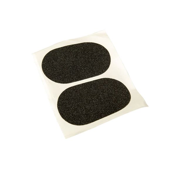 Klebeflächen, Klebe-Pads, Schwarz, Schwarz-Patten, Ovalflächen