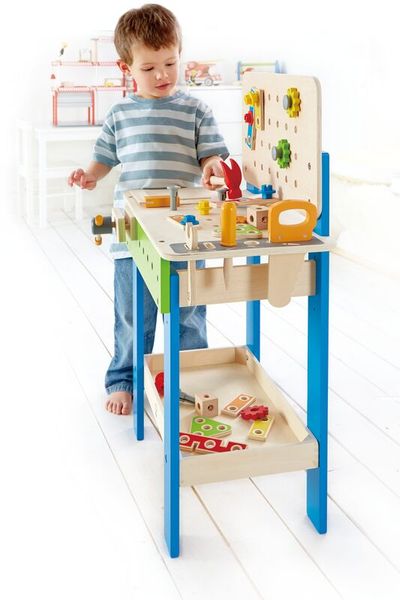 HAPE Werkbank inklusive Zubehör (35 Teile)