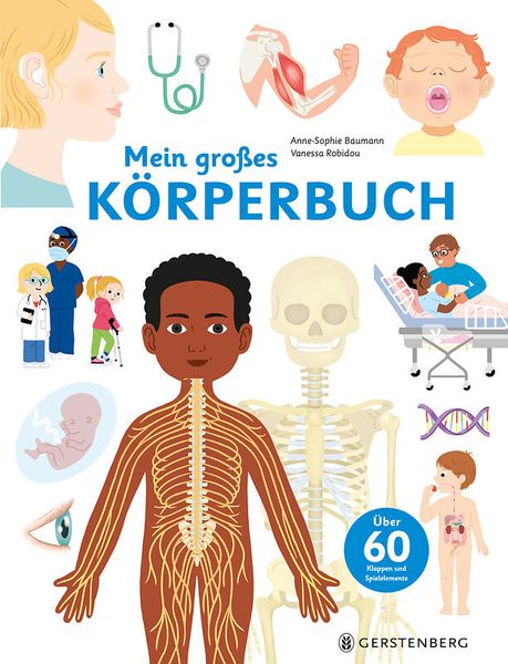 Körperbuch, Anatomie, Kinderbuch, Skelett, Organe