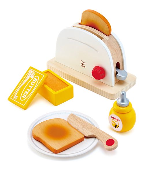 HAPE Pop-Up Toaster Set aus Holz, ab 2 Jahre HAPE Pop-Up Toaster Set aus Holz, ab 2 Jahre