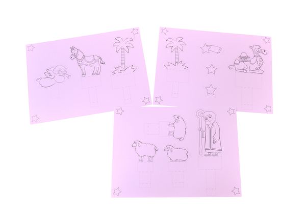 Blanko Prickelvorlagen Weihnachtskrippe Blanko Prickelvorlagen Weihnachtskrippe