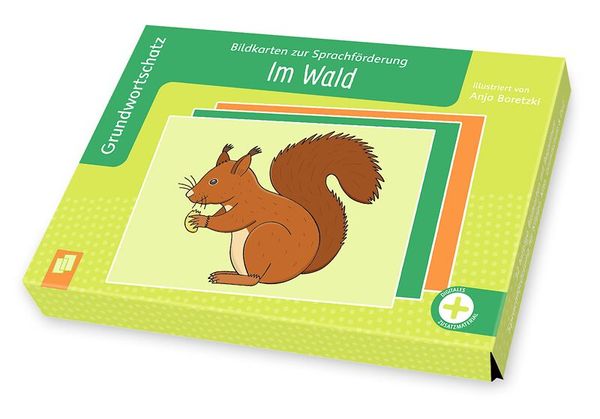 Bildkarten zur Sprachförderung: Grundwortschatz Im Wald
